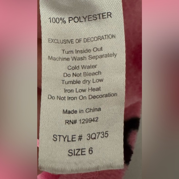 Girls XO Quarter Zip Sweater - Picture 4 of 4